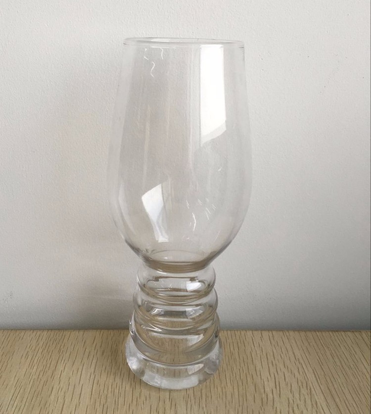 Classic design Wholesale Pilsner Beer Water Juice Drinking Glass with OEM Decals for Beer Drinking pilsner beer glass cup
