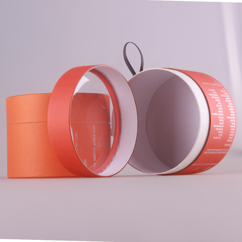 Custom made packaging round box T-shirt PVC paper tube for gift/soap