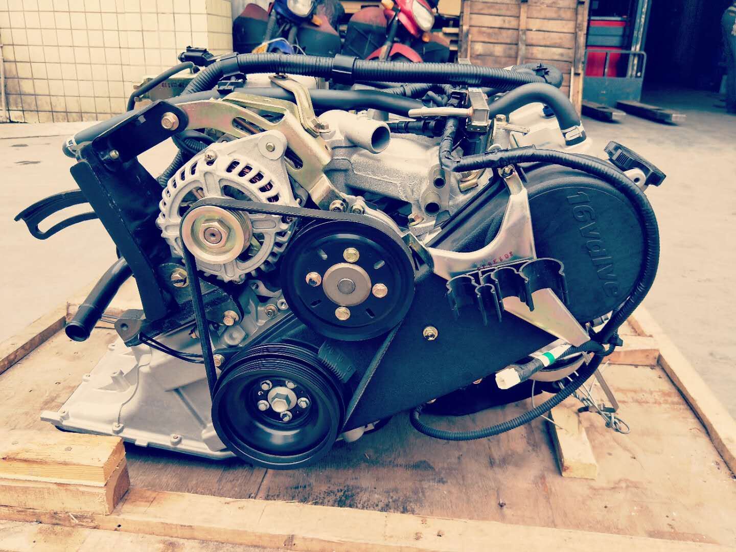 サキナ④点 Ziptek G13B 474 Complete Engine Assembly for Suzuki Chana