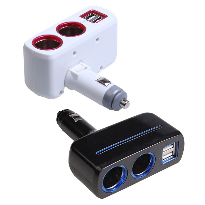 2 port cigarette lighter adapter Car Cigarette Lighter Socket Splitter