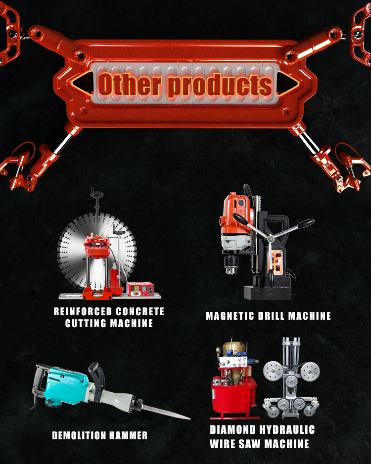 4550W Stationary Diamond Core Drill Machine with 255mm Bits