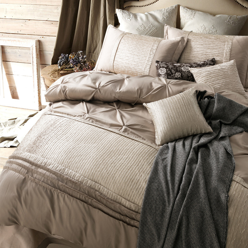 Bedskirt-Decor Pillow Extra Soft Comforter Set-Home Luxury Goose DownBedding-Easy Fit-Feather Breathable & Cooling-Wrinkle Free