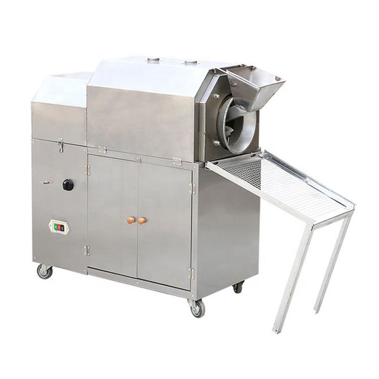 OC-50E Stainless Steel Electric Continous Peanut Roaster/Pistachio Roasting Machine/Nuts Drum Dry Roaster Equipment