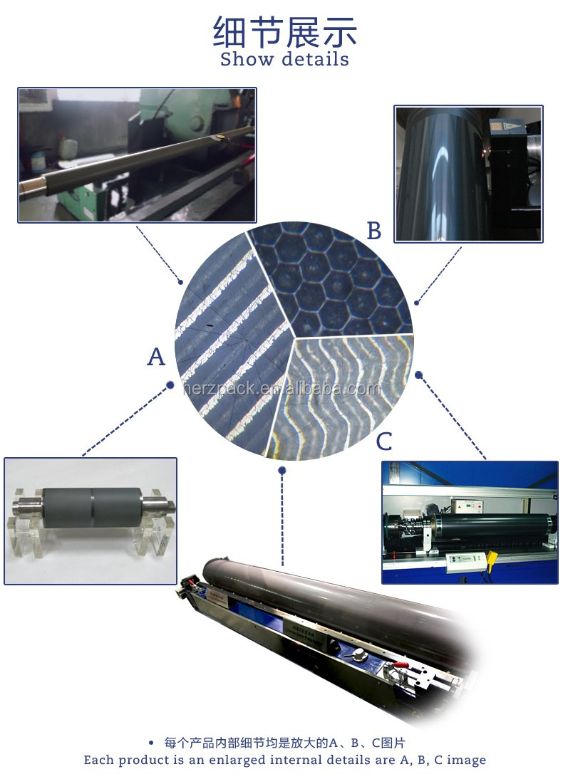 Flexo printing ceramic anilox sleeve