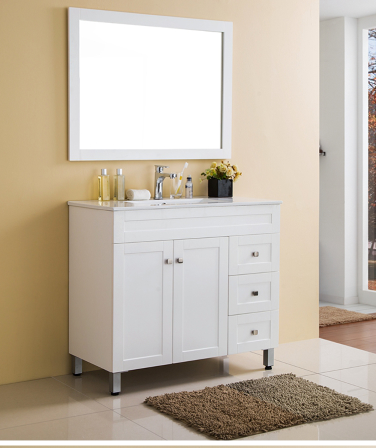 New water proof 4 colors floor mounted plywood bathroom vanity cabinets bathroom cabinet