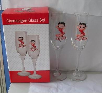 Wedding Crystal Goblet Champagne Wine Glass Flute Cup
