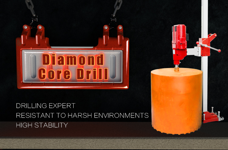 Concrete Diamond Core Drilling Machine Vertical Drilling Machine