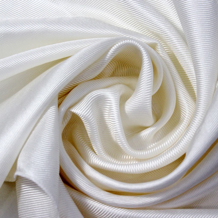 高品质白色丝绸连衣裙 14毫米女士斜纹面料
