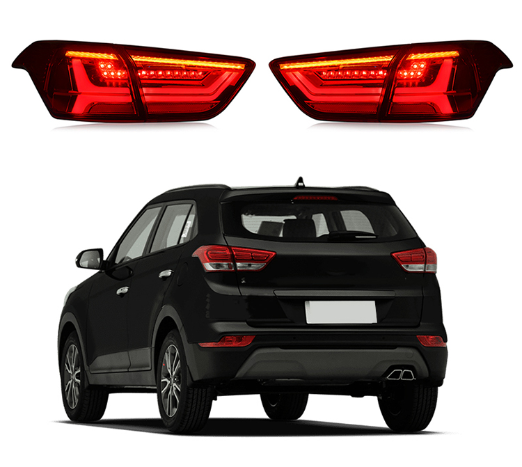 keen 红色 dc 9-14 v creta ix25 led 尾灯组装 led 刹车灯