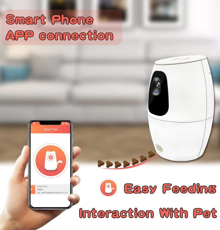Automatic Wifi remote control Smart Pet Feeder