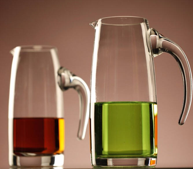 Wholesale bulk crystal wine measure glass decanter