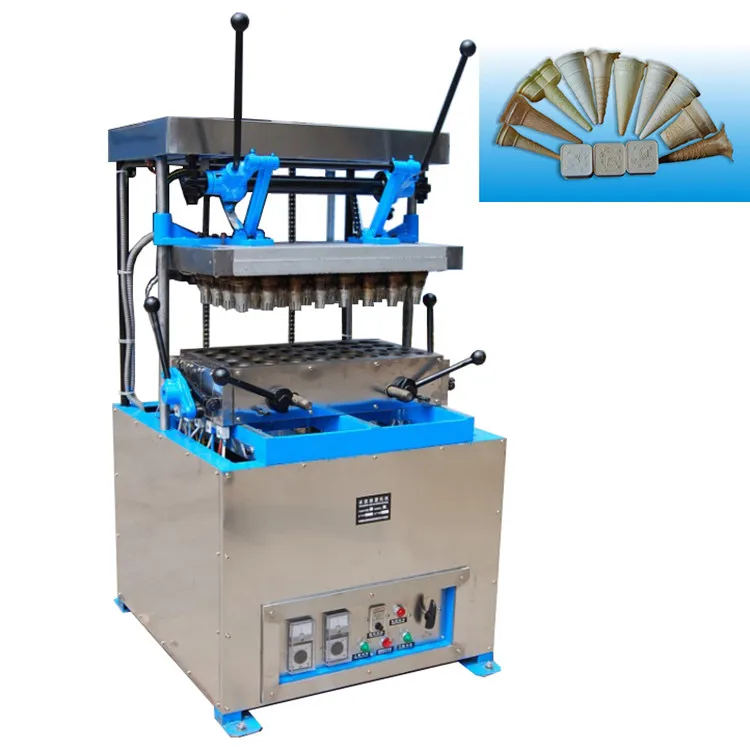 OC-32C Price Commercial Good Quality Ice Cream Sugar Wafer Biscuit Cone Baking Maker Machine