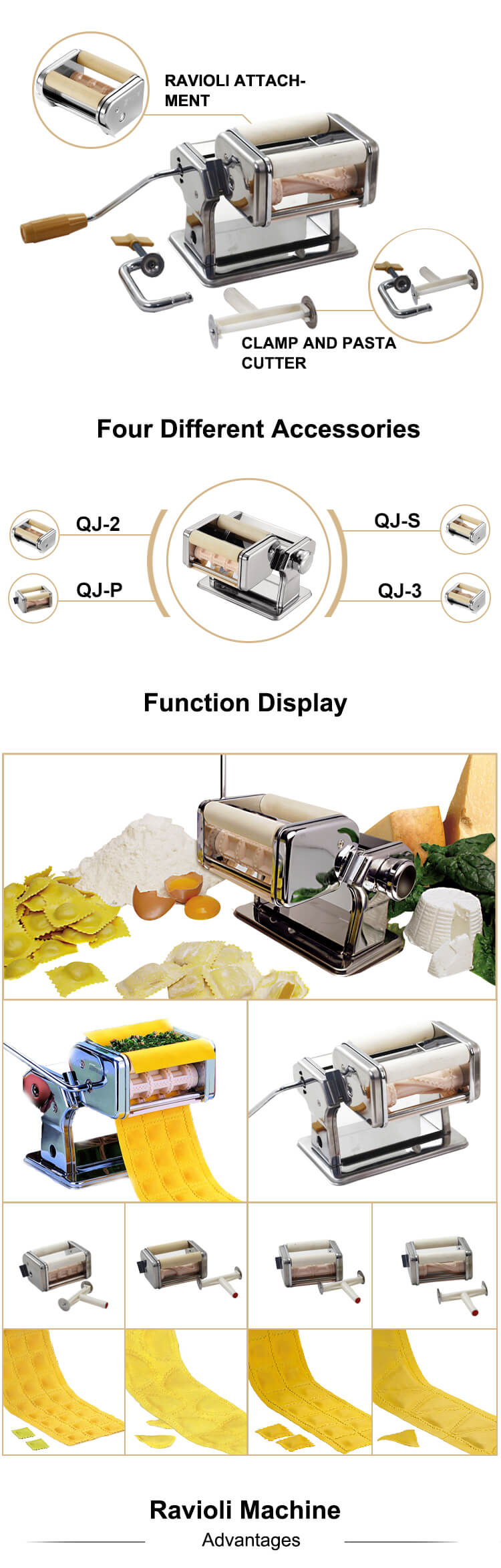 New Household Stainless Steel Dumpling Skin Making Machine
