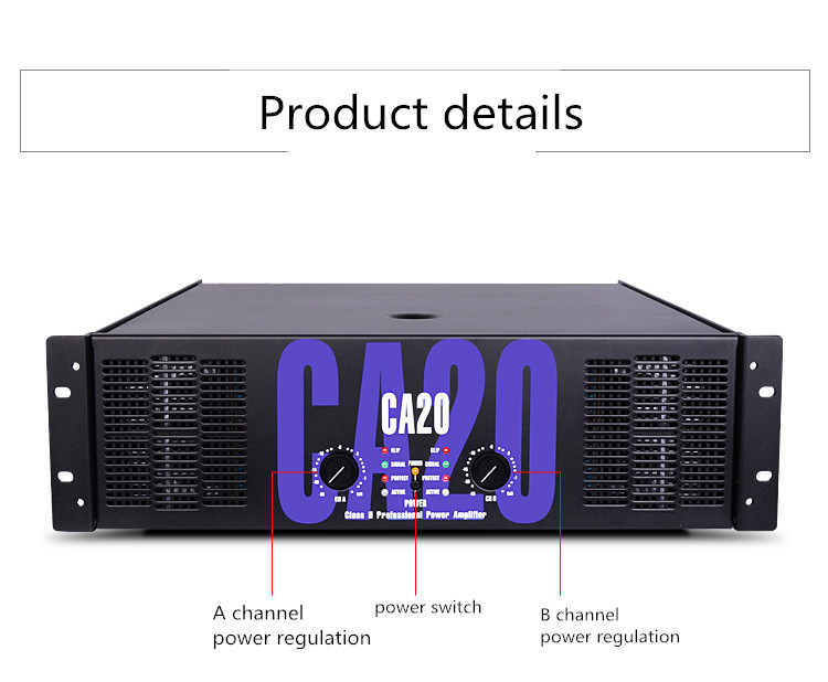 EPXCM/ CA20 Manufacture Professional Audio Sound Standard Power Amplifier 1200Watts Audio Power Amplifier for Stage show