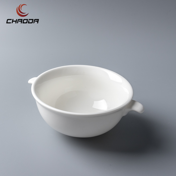 200毫升圆形碗带盖汤锅出售蒸汽炖碗陶瓷白瓷上菜碗炖煮慢锅