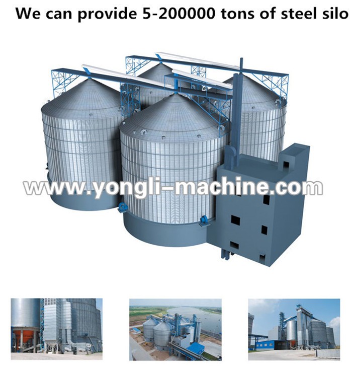5000 tons grain storage silos