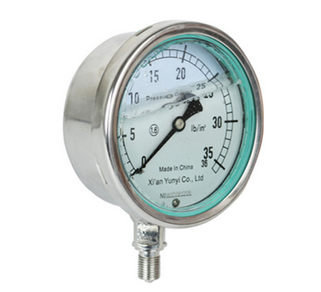 wholesale stainless steel oil air Manometer Pressure Meter gauge
