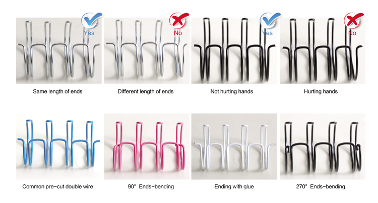 Nylon Coated Stationery and Office Supplies Spiral O Wire Twin Wire O Book Binding Wire O Binding