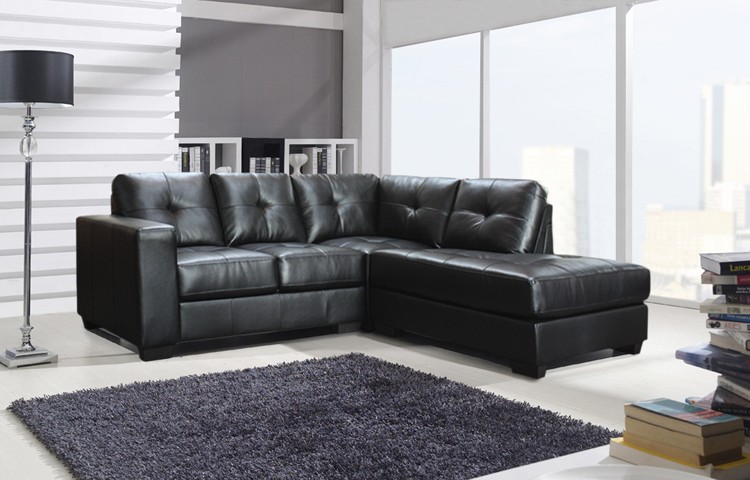 Modern living room furniture corner sofa Leather corner sofa
