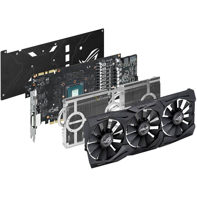ASUS NVIDIA ROG STRIX GTX1080 A8G GAMING - Used Video Card