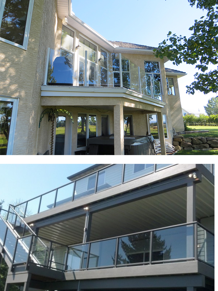 High quality Modern design for balcony stair railings with cheaper price