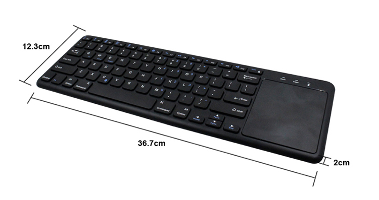 Best quality bluetooth mini wireless keyboard touchpad mouse wireless touchpad for Samsung Galaxy Tab