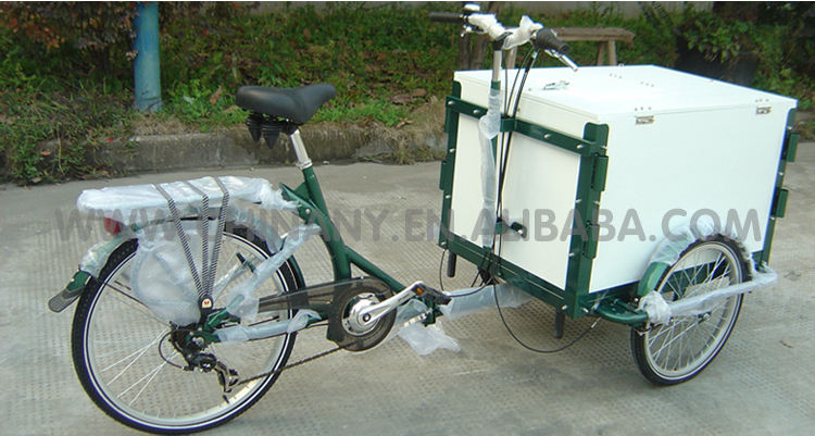 Ice Cream Bicycle for Sale Cargo Bike with V Brakes
