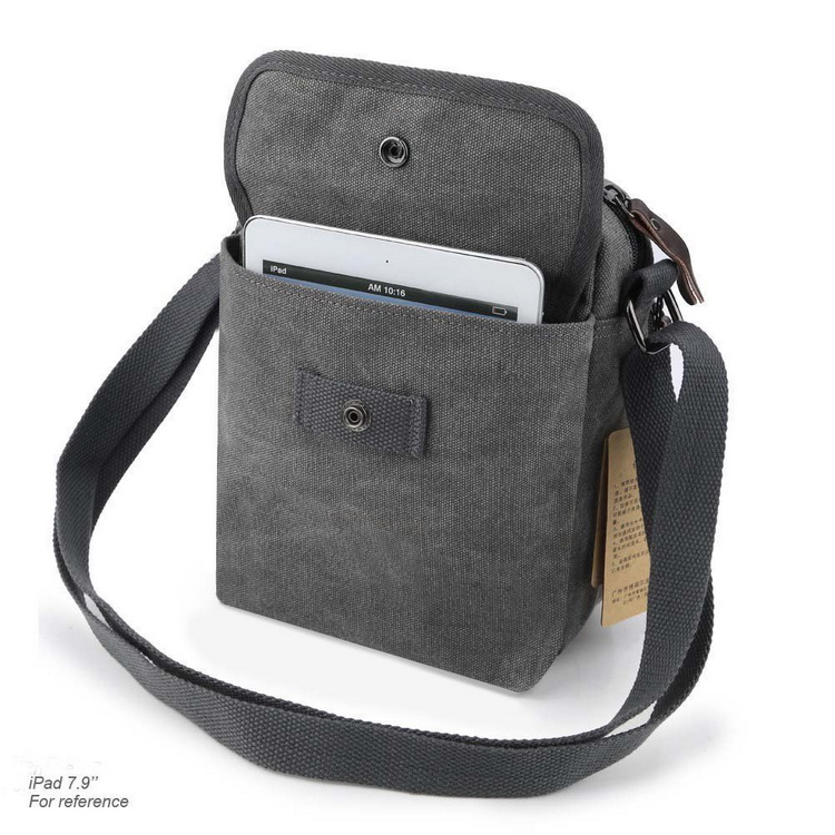 Sac messager en toile de coton pour femme sac à bandoulière messager vintage