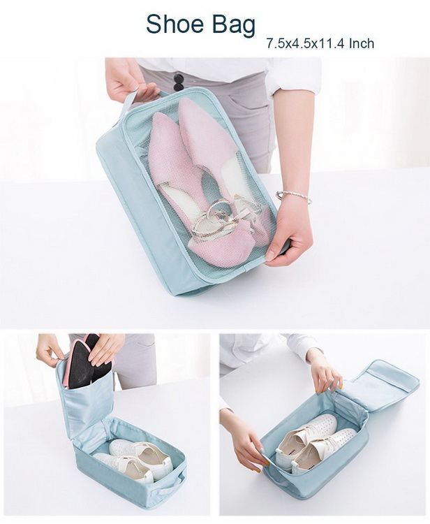 맞춤형 패킹 큐브 경량 7종 세트 방수 맞춤형