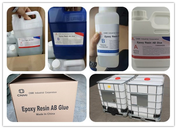 CNMI Epoxy Resin AB Glue TC110 1:1 Crystal Clear Epoxy Resin for Wood Table Top Countertop Coating Non Toxic