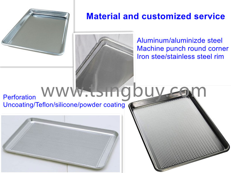 Competitive Price Hard Anodized Detroit Style square Pizza Pan