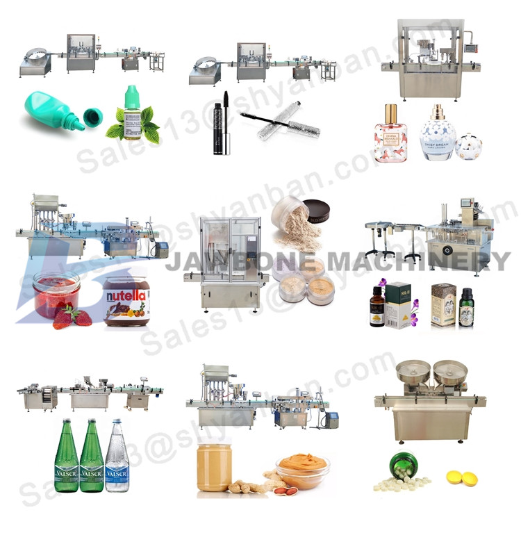 JB-Y2 Brand new Automatic essential oil bottle filling cigarette filling and capping machine