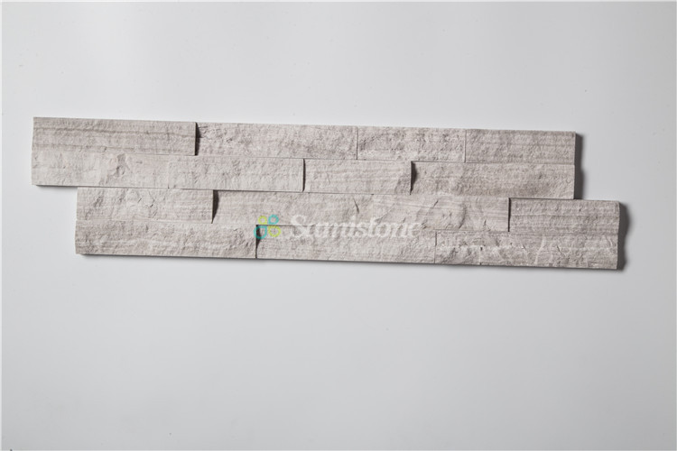 Samistone Stone Wall Tiles Outdoor Wood Grain Stone Wall Decorative Stone Tile Culture Stone