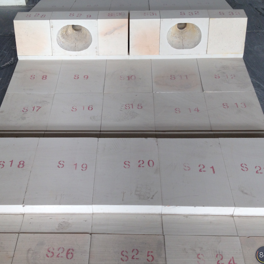 China Henan HCR brand fused cast AZS blocks with high quality