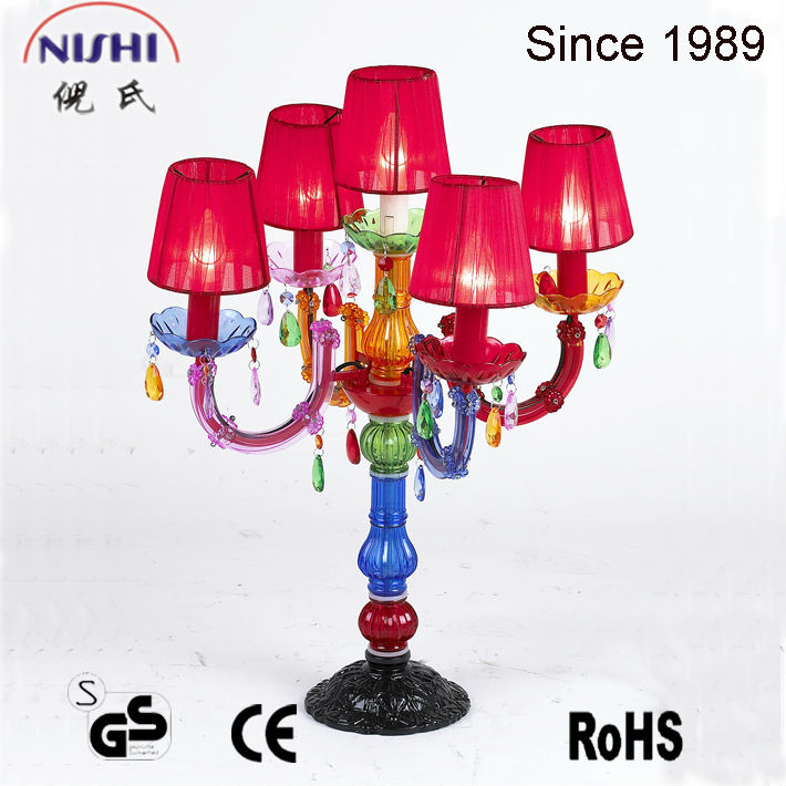 5 arm multi- color babies and kinds room  arabic style plastic chandeliers and pendant lights NS-120071