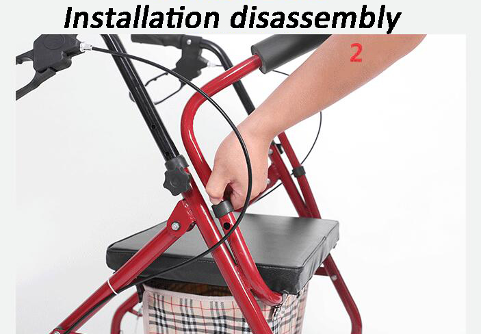Walker / Walker with seat and footrest/ Wheel walker with seat From China