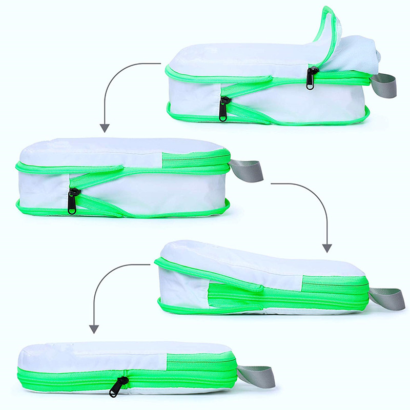 Cubi di imballaggio da viaggio a compressione per viaggi (confezione da tre)