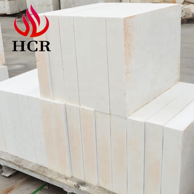 Zhengzhou HCR Brand tin bath bottom brick/fire caly block/ casting kaolin block for float glass furnace