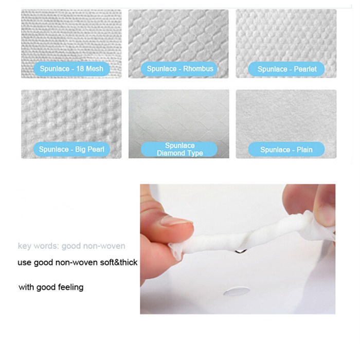 Baby Wipes Unscented, Hypoallergenic, 99% Water Baby Diaper Wipes Customized Household Organic Baby Wipes Skin Care Non-woven