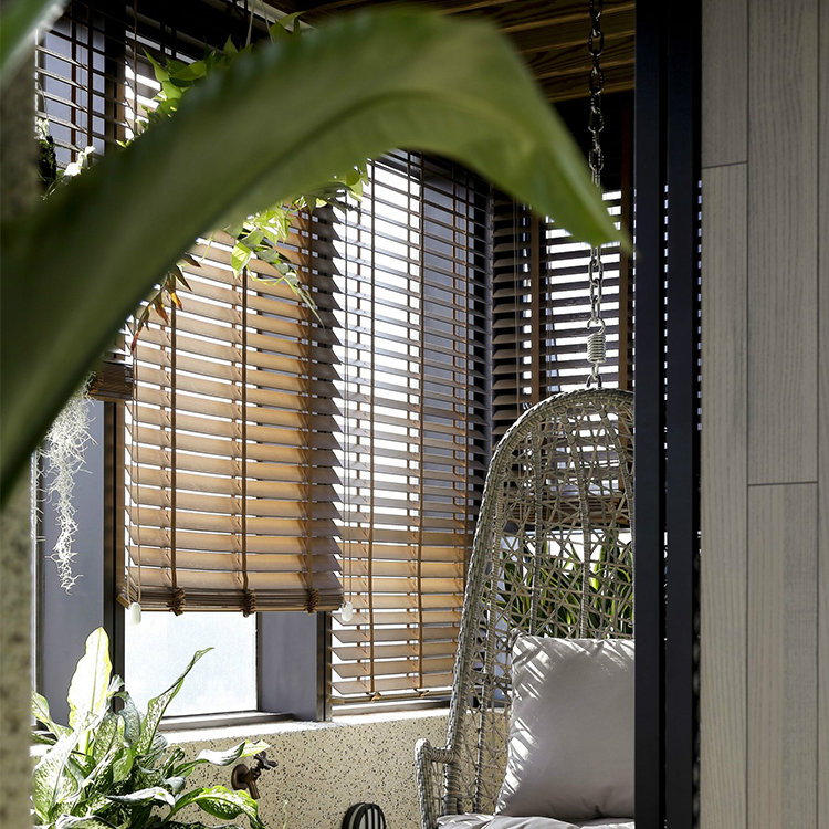 Wholesale price 2 inch slat venetian wooden blinds for window horizontal blinds
