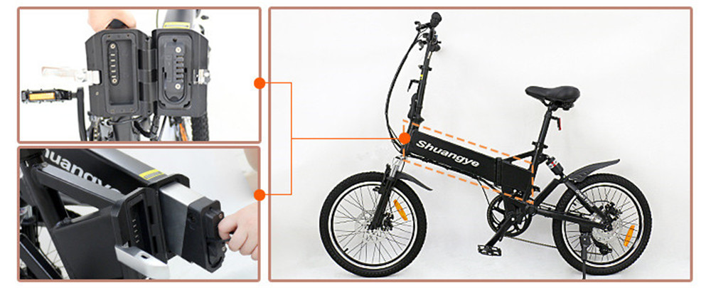 Colorful youth 20 inch electric folding bike