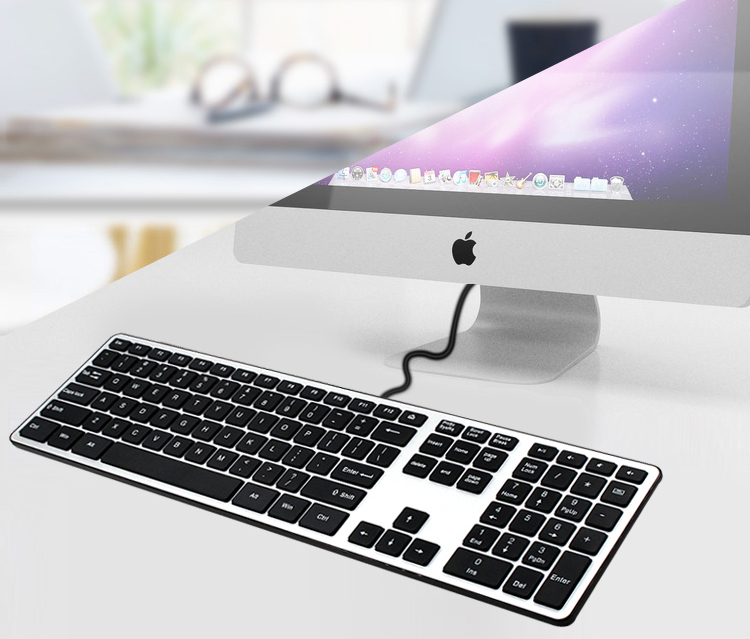 full size standard mutil-co<i></i>nnected wired keyboard for computer