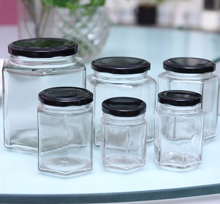 8oz/10oz screw top lid glass honey jar glass jam jar with good seal