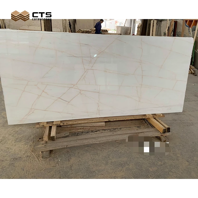 Wholesale high quality white spider marble