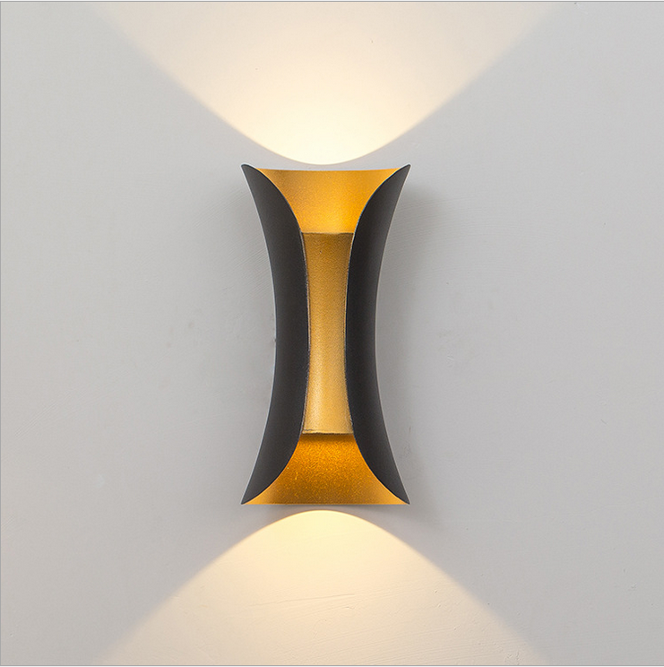 Modern and simple aluminum wall lamp Outdoor waterproof small waist vanity light