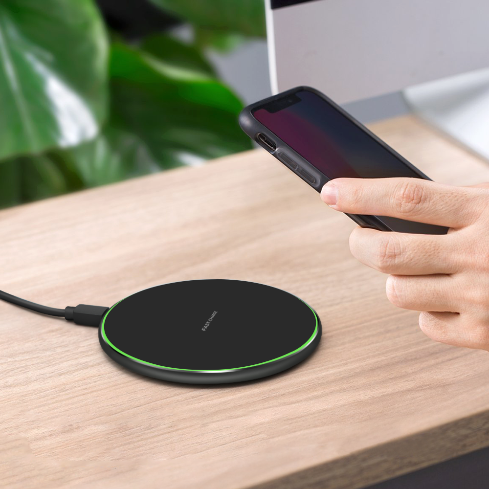 Qi Fast Wireless Charging Pad 10W Customizable Charger