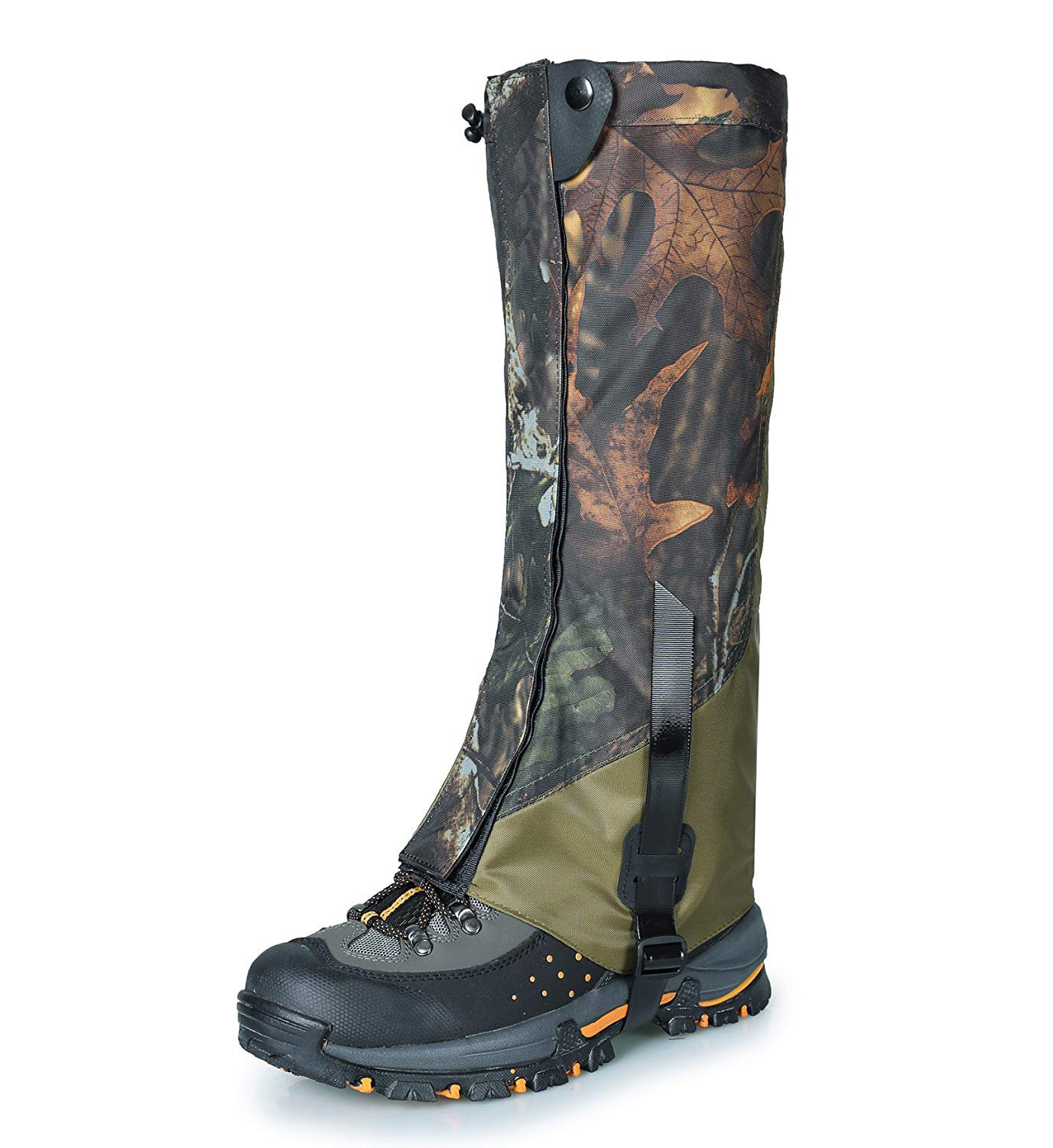 军用cp 迷彩靴子绑腿皮革绑腿