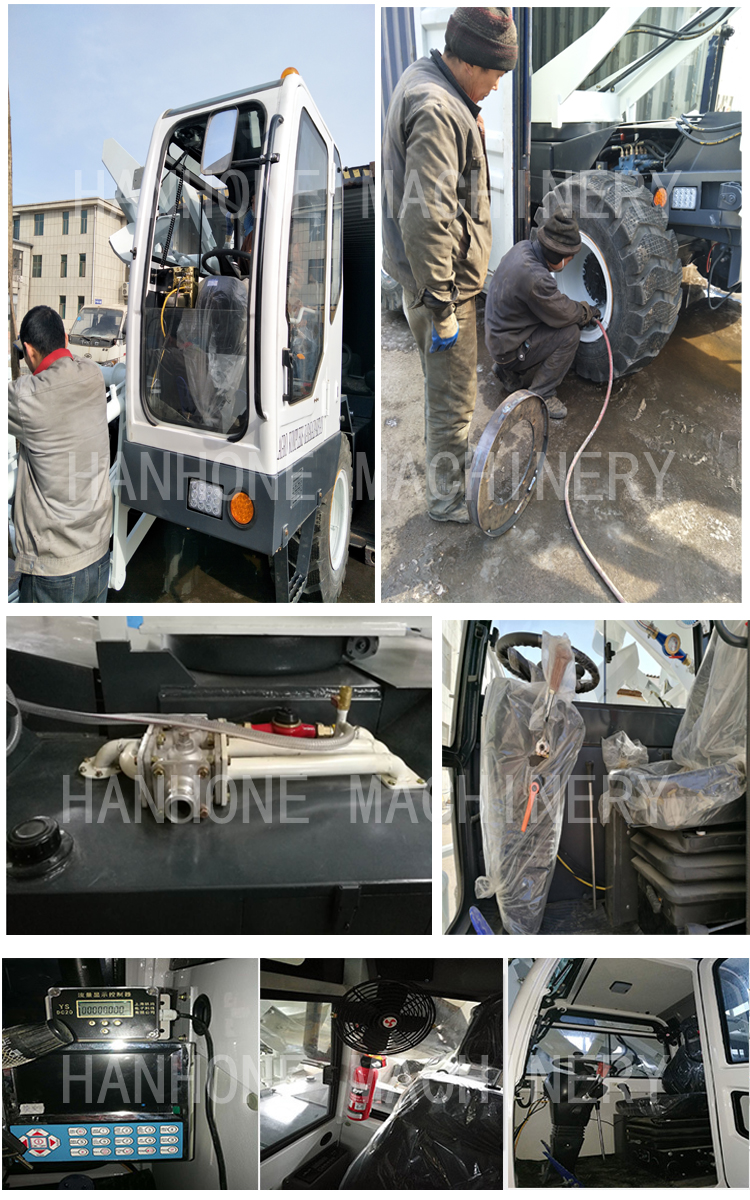 2021 LOW COST SHIPPING TO MEXICO MOBILE SELF LOADING CONCRETE MIXER VEHICLE WITH 1.5M3 CAPACITY