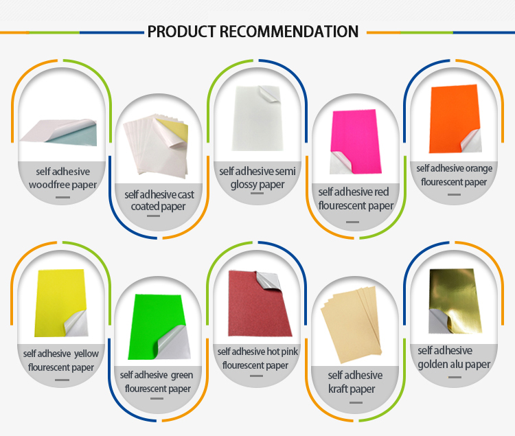 hot sale self adhesive 80gsm UPM woodfree paper for laser printer