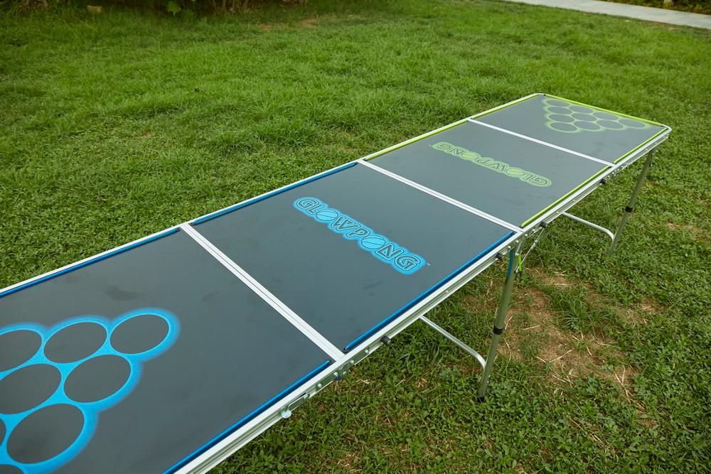 Hot Selling Ultimate Beer Pong Table Beer Pong Table Illuminated Foldable Cold Beer Ping Pong Table
